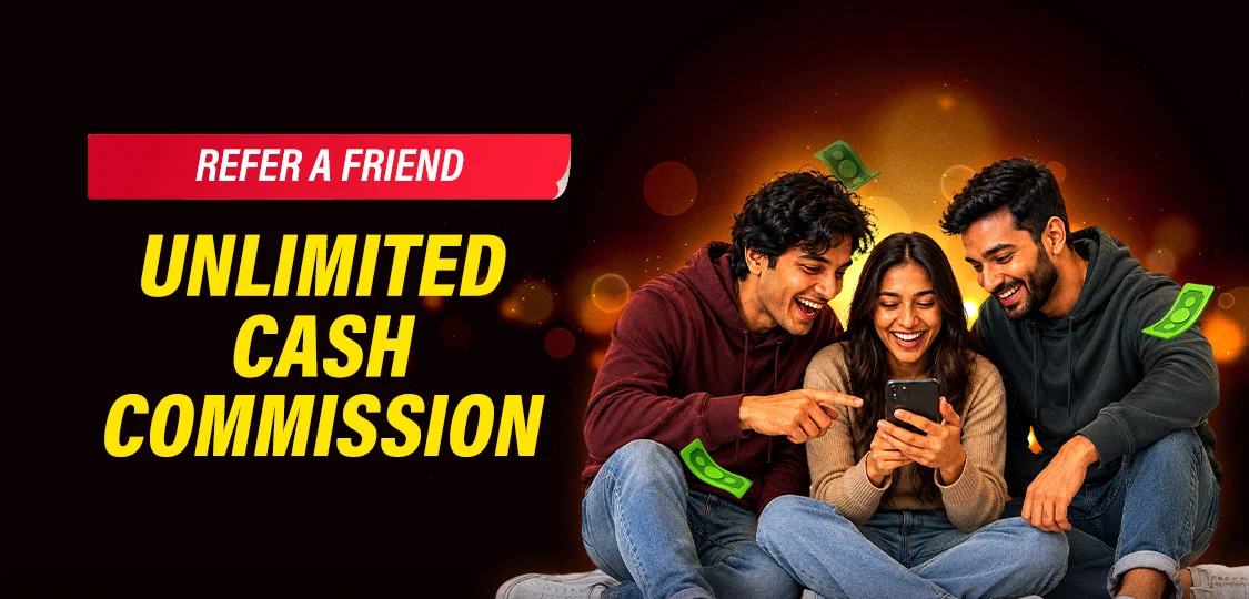 Refer a Friend: unlimited cash commission banner