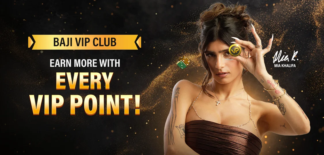 Baji VIP Club: earn more with every VIP point banner